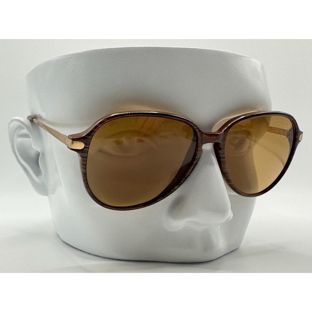 NEW Vintage Oversize Sunglasses | Teardrop Style | Brown | Maurice Bolle | #879